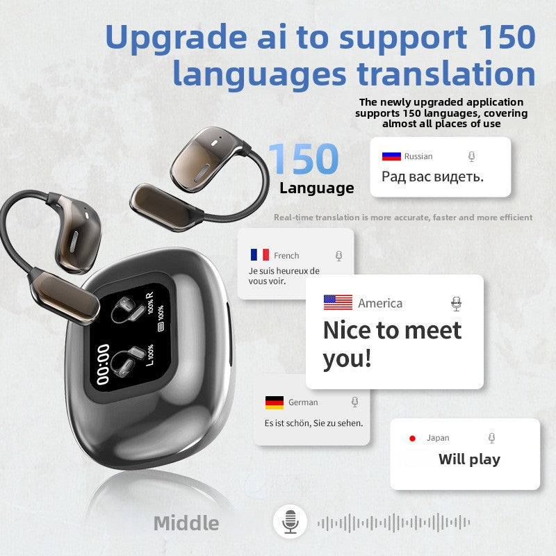Casque Bluetooth de traduction intelligente