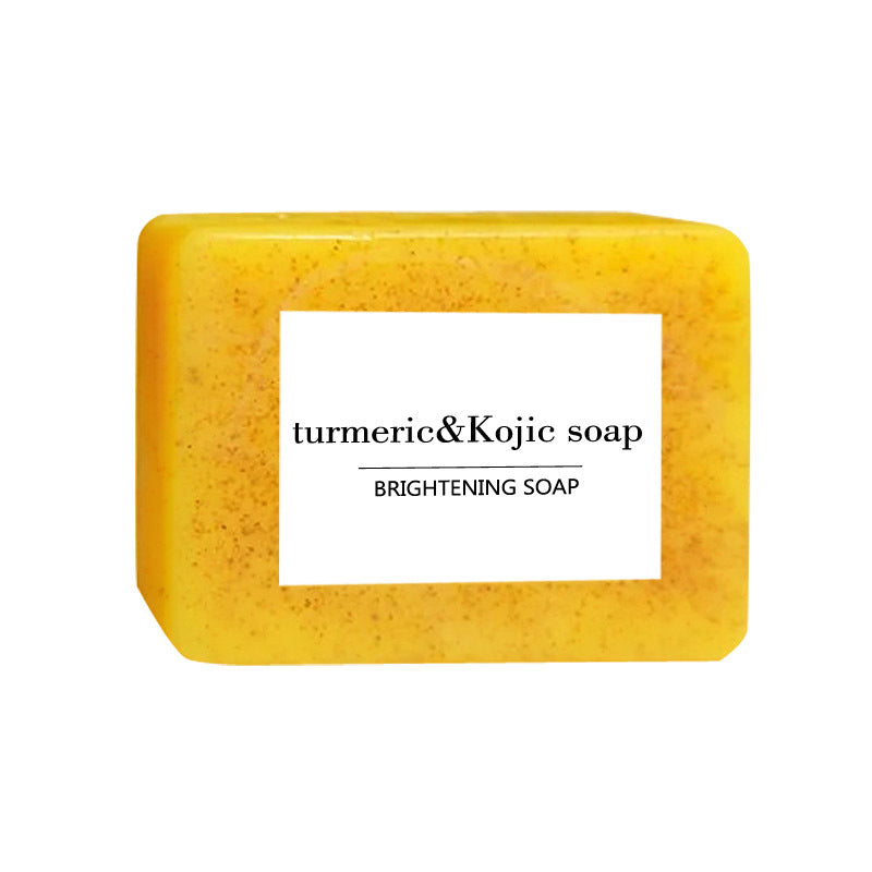 Savon au curcuma, granules de citron, savon à l'acide kojique