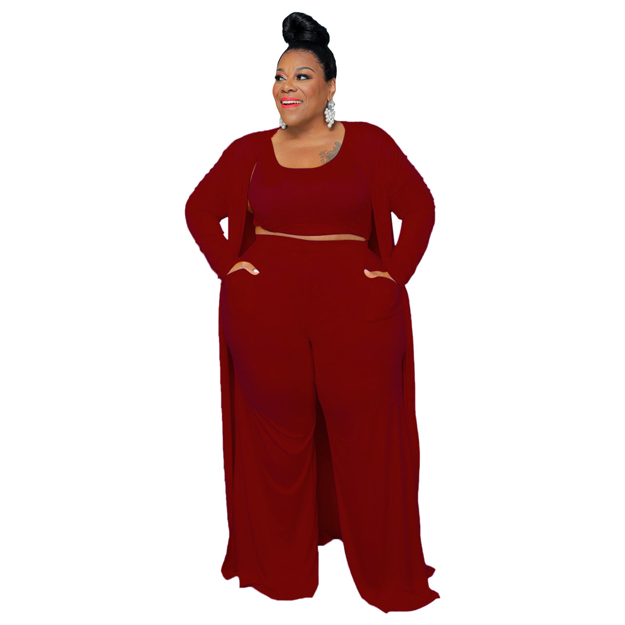 Habit :Ensemble de trois pièces pour femme