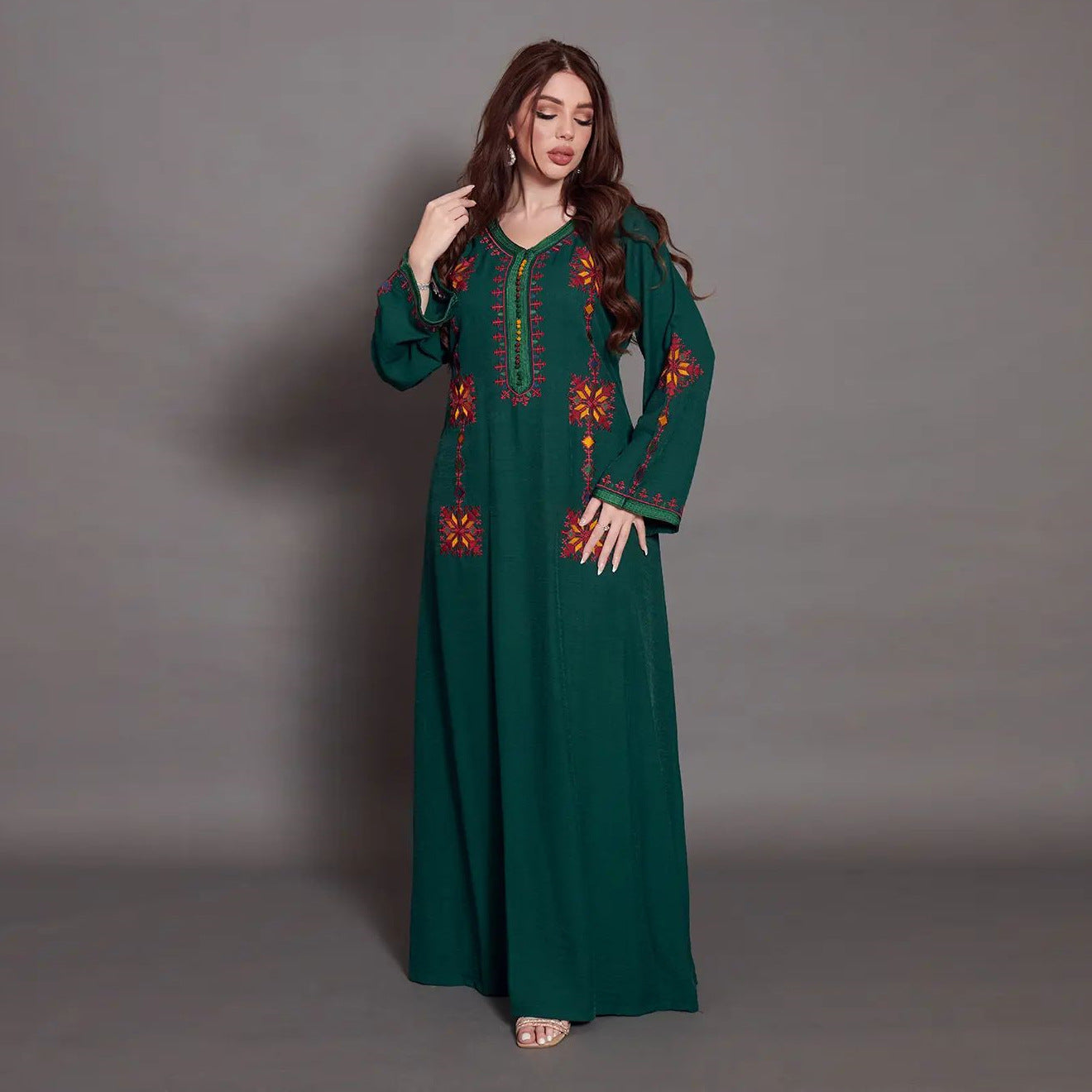 Robe abaya  brodée