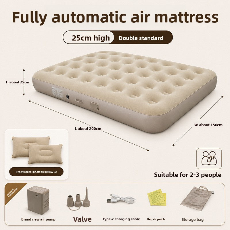 Matelas gonflable automatique avec pompe à air intégrée