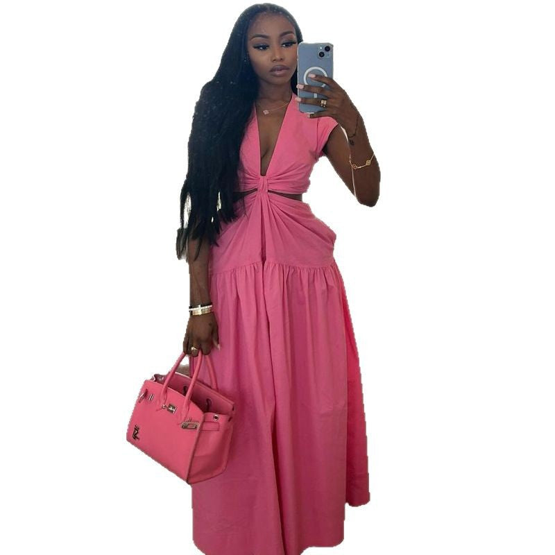 Habit :Robe d'été sans manches pour femmes