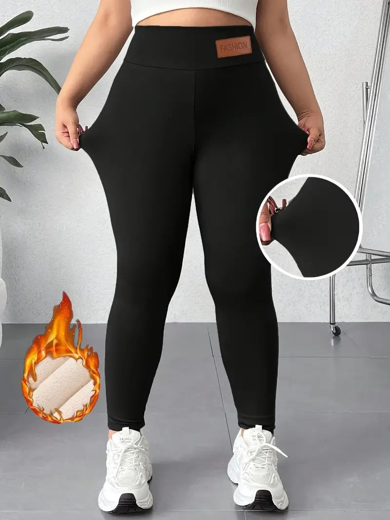 Pantalon thermique doublé en polaire