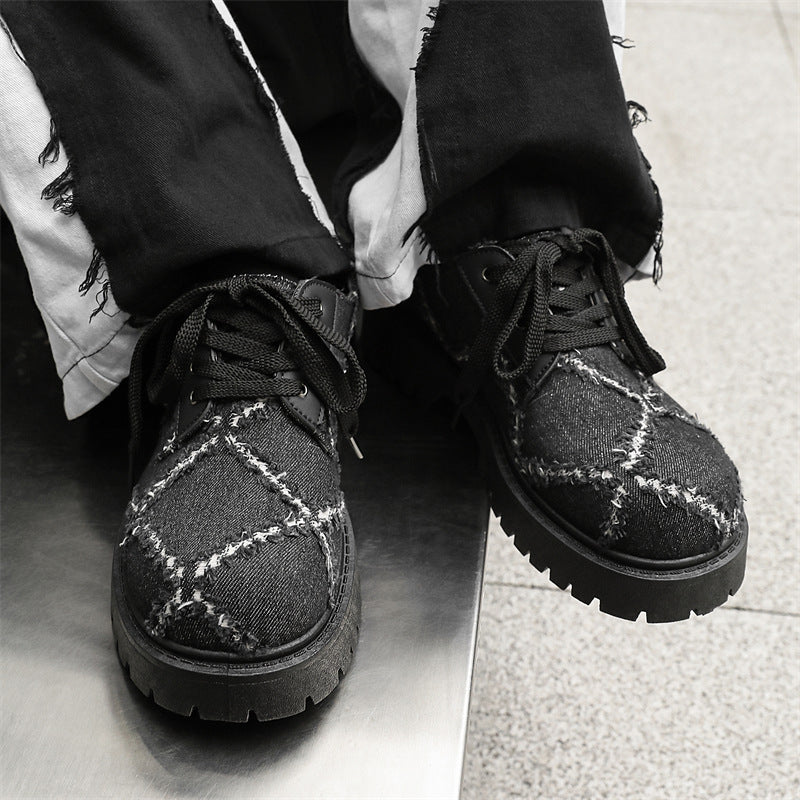 Chaussures en cuir décontractées pour hommes