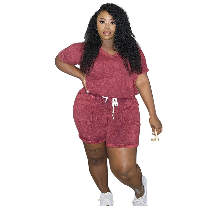 Habit :Short à manches courtes, pantalon décontracté