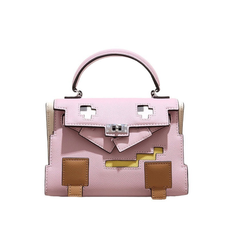 Sac à main élégant en cuir Mosaic Doll