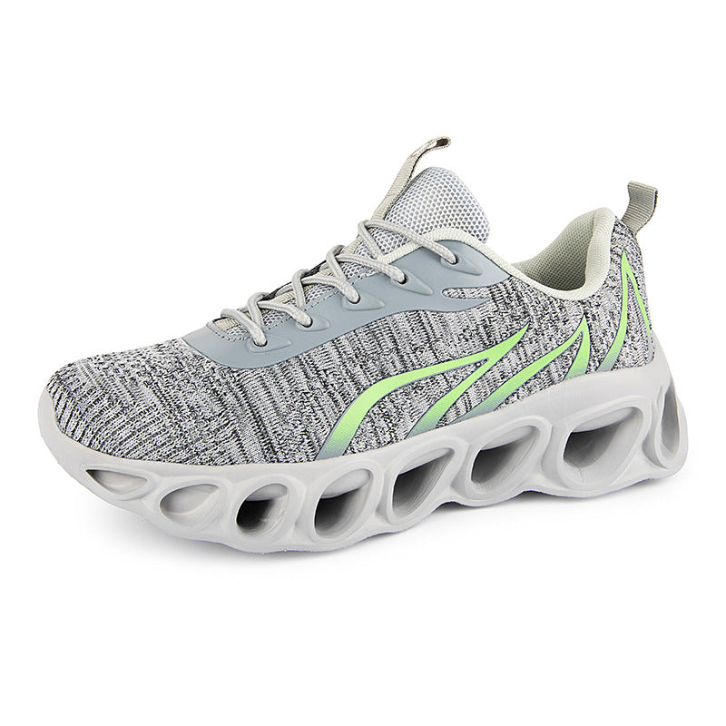 Chaussures de sport décontractées respirantes avec design flammes