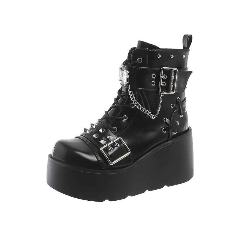 Bottes à plateforme Dr. Martens
