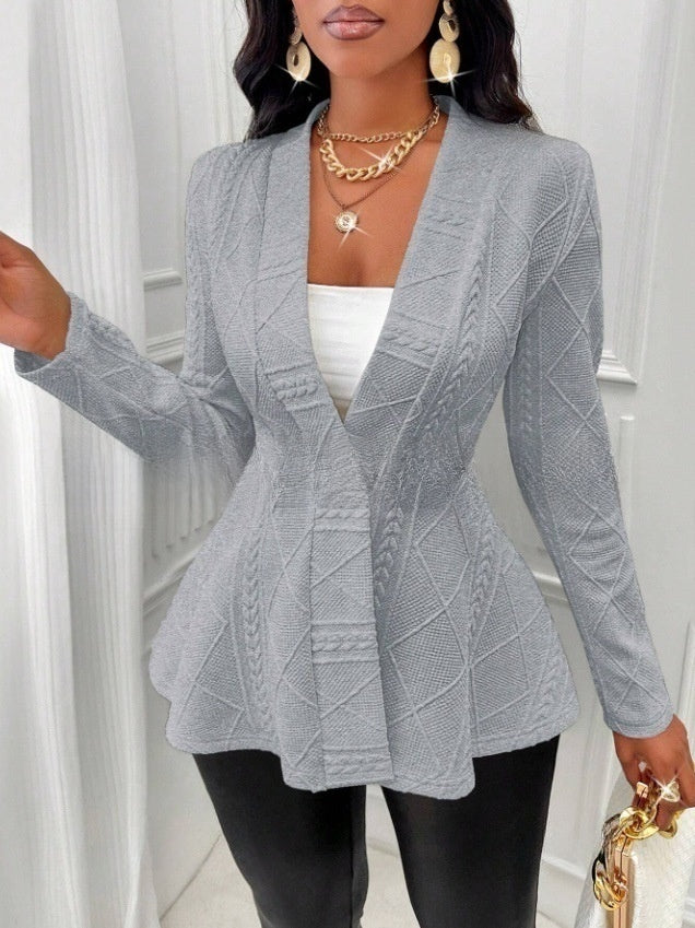 Manteau jacquard pour femmes