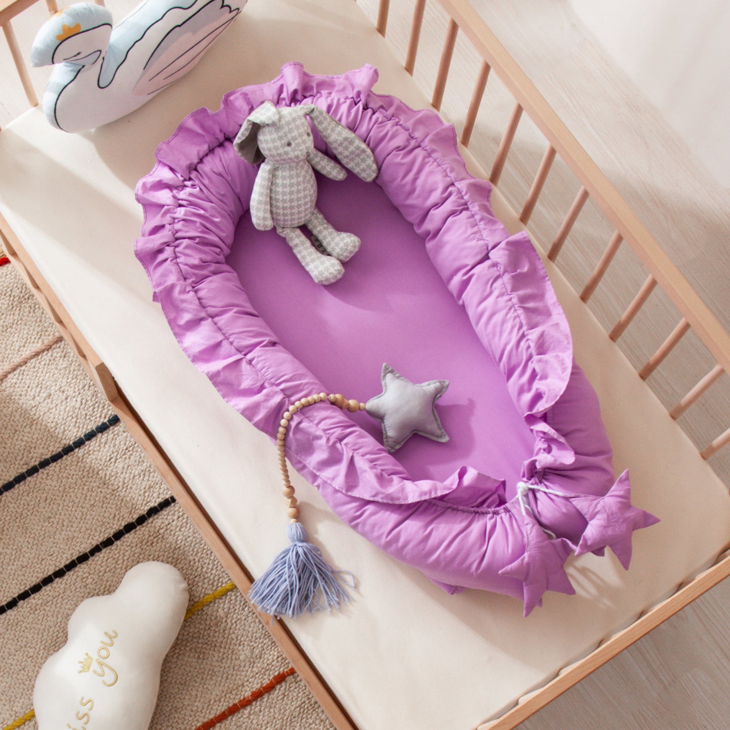 Lit bébé pliable et portable inclinable