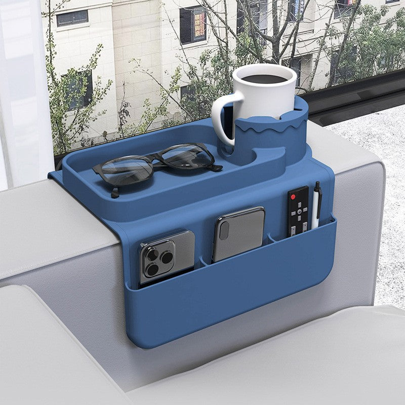 Dessous de verre multifonctionnel en silicone pour canapé