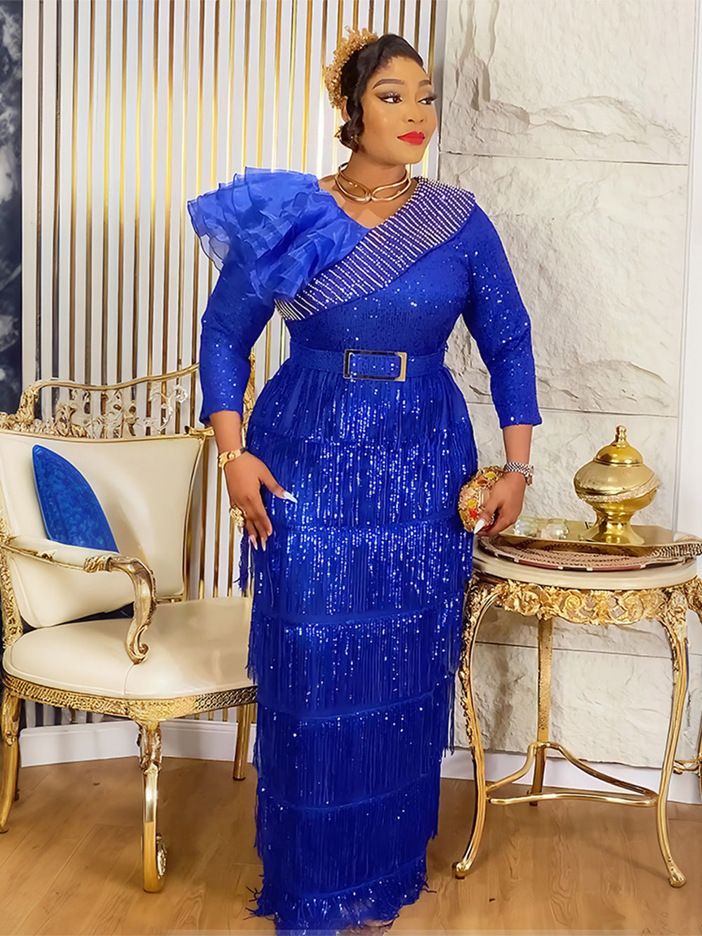 Habit :robe à paillettes