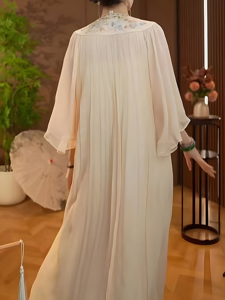 Robe en modal à imprimé floral pour femmes