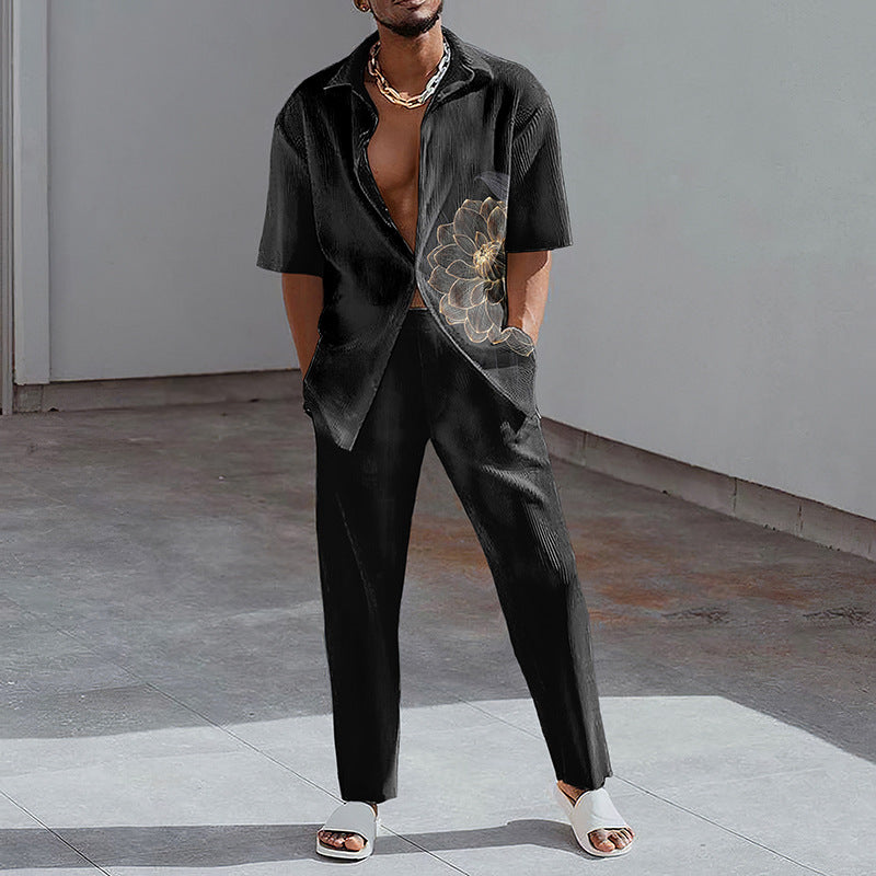 Chemise à manches courtes pour homme