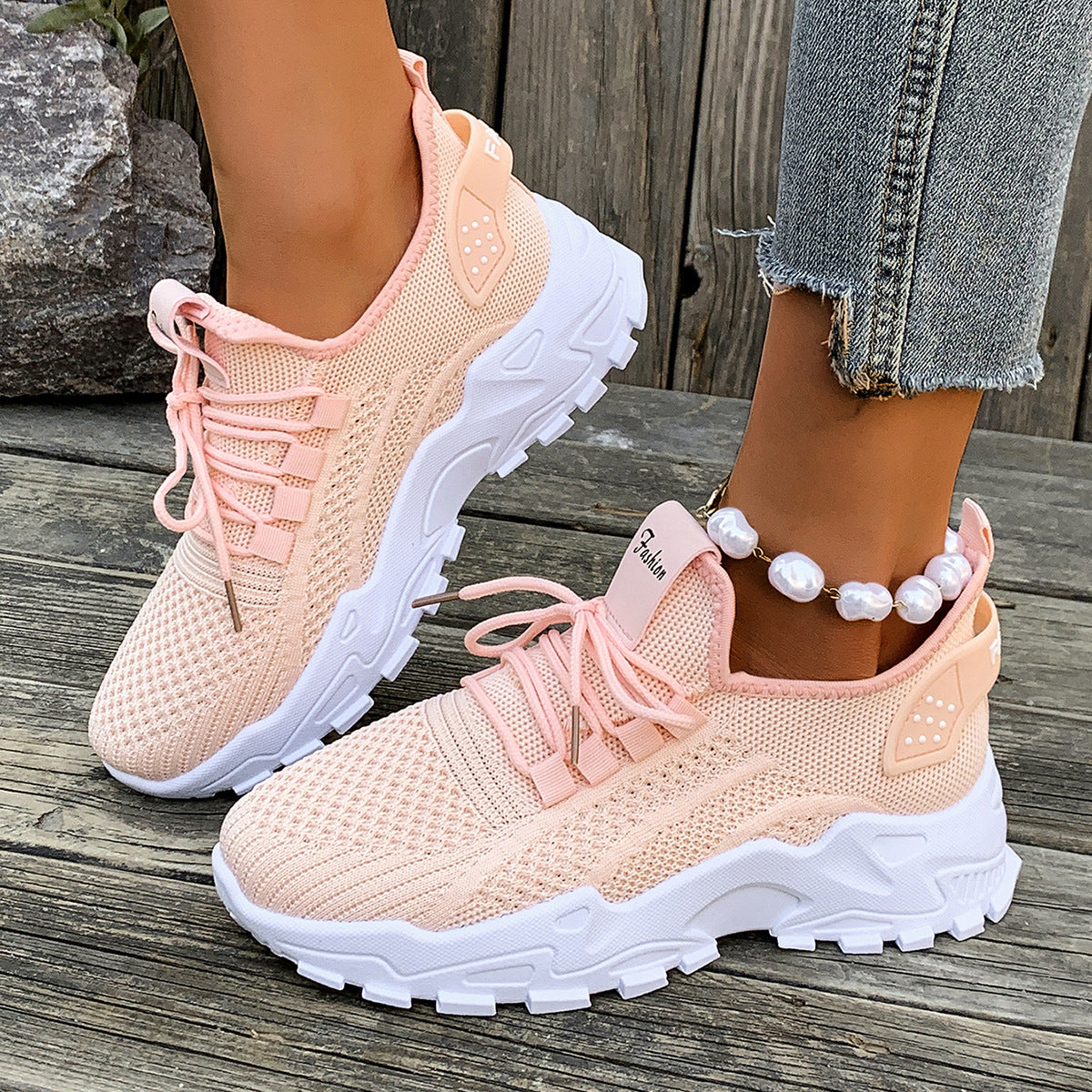 Chaussures de sport en mesh
