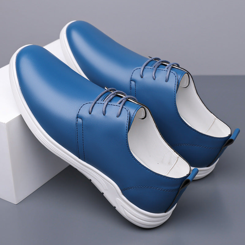 Chaussures décontractées en cuir véritable
