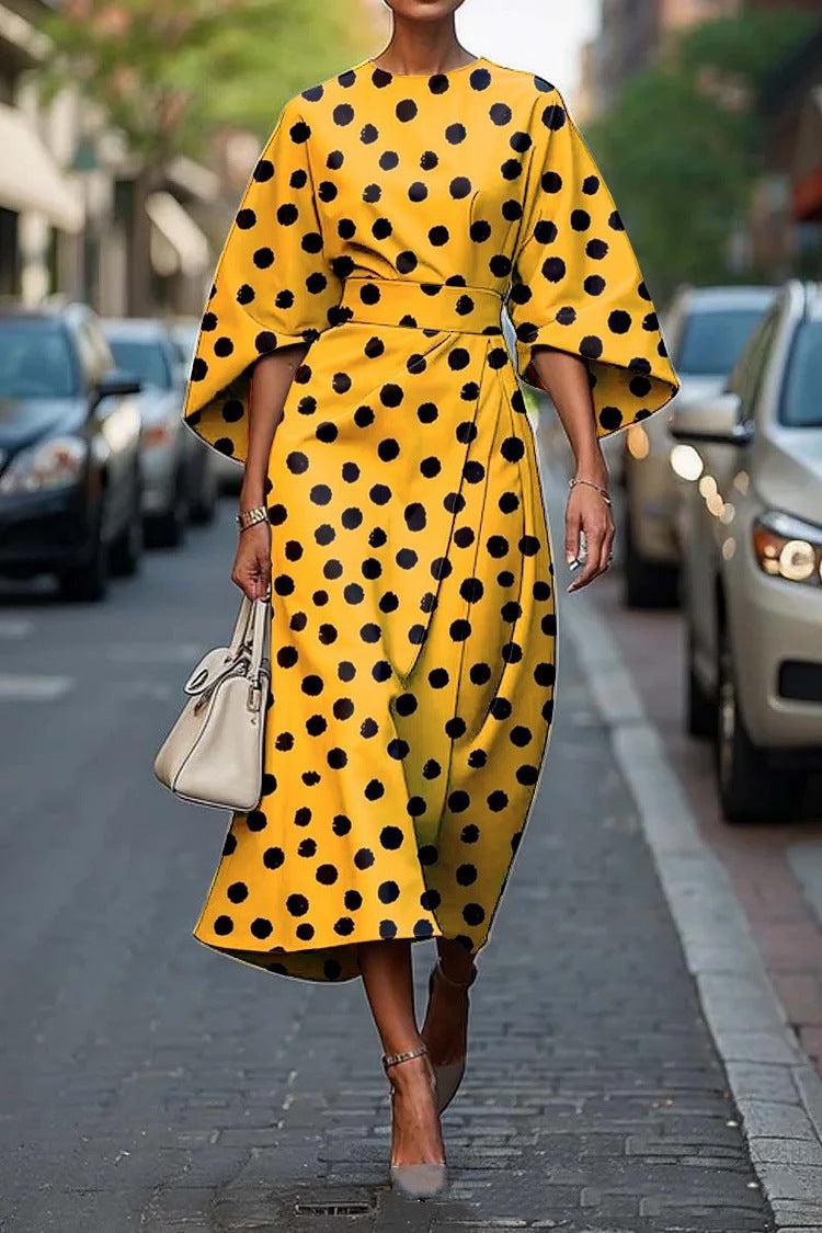 Robe élégante imprimée pour femmes