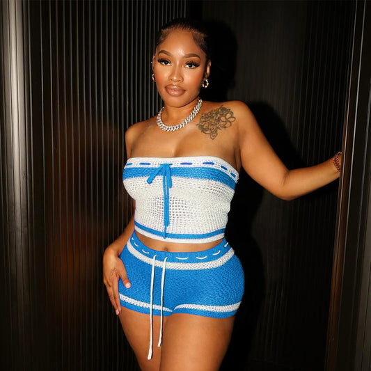 Shorts à bustier