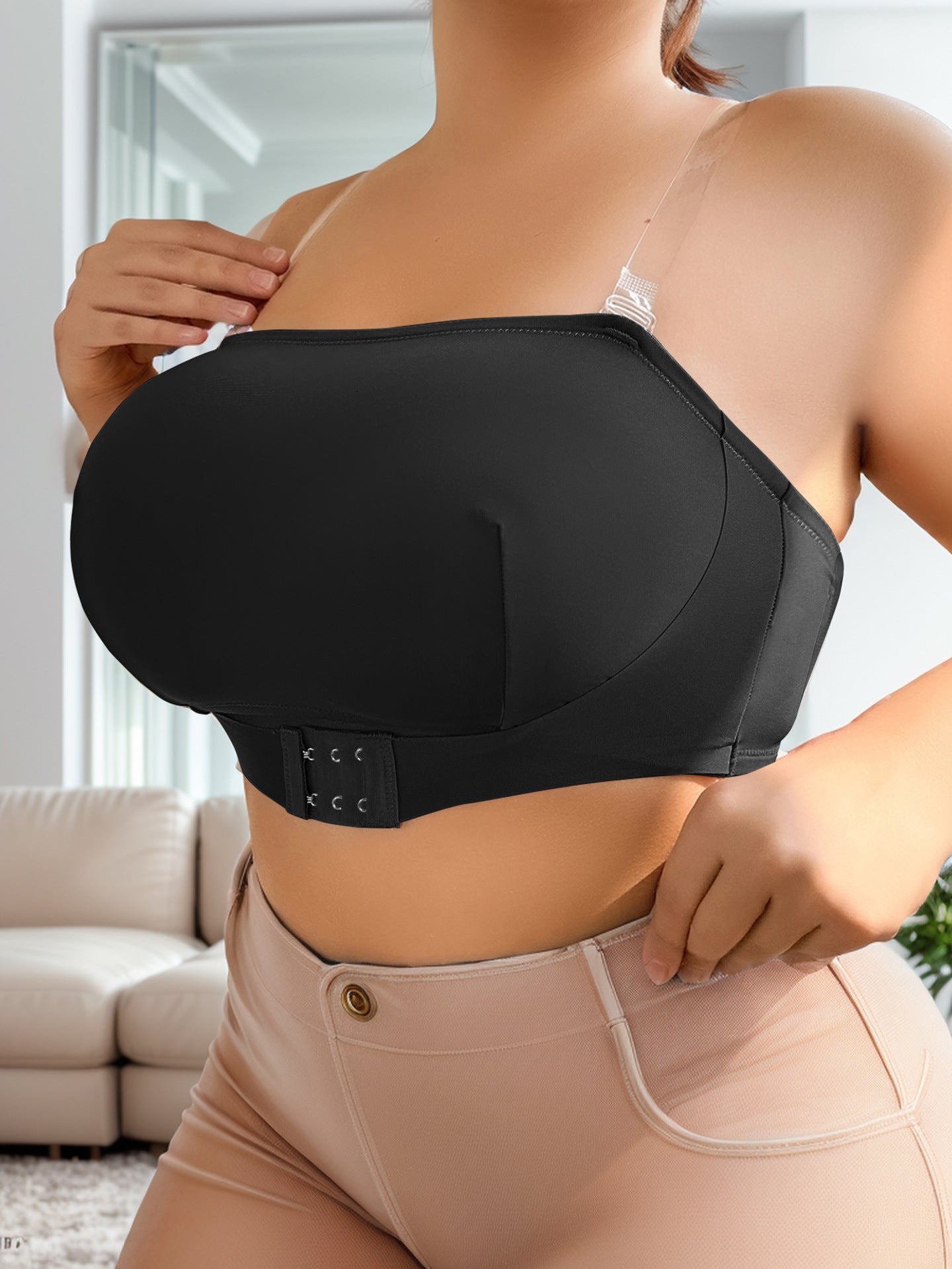 Soutien-gorge sans bretelles confortable et sans coutures