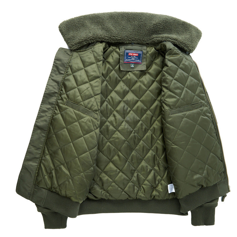 Veste tactique pour homme doublée en polaire