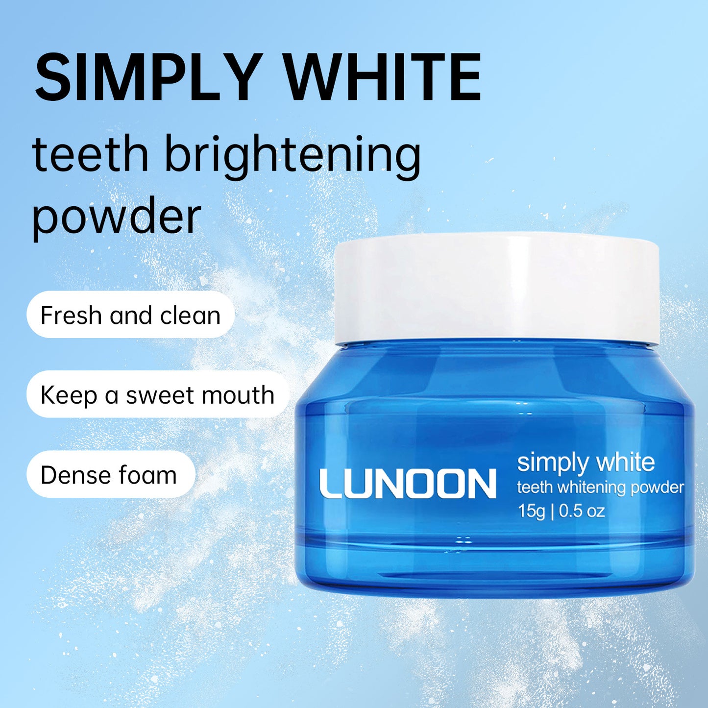 Poudre de blanchiment des dents