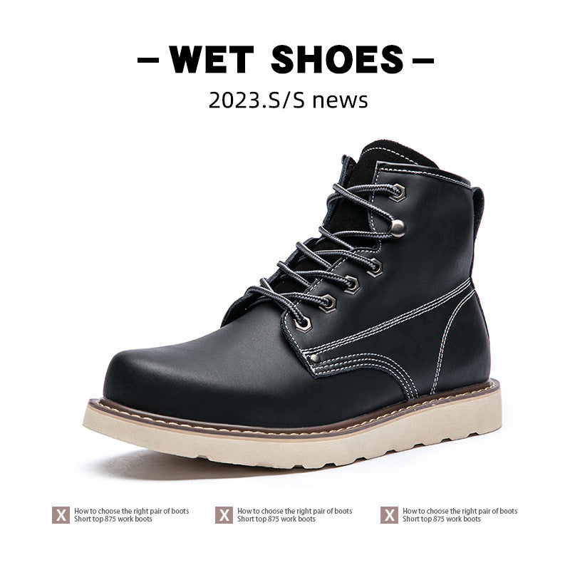 Bottes de travail rétro pour hommes