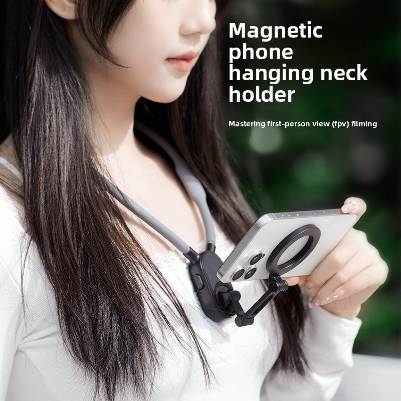 Support magnétique pour cou pour caméra d’action et téléphone