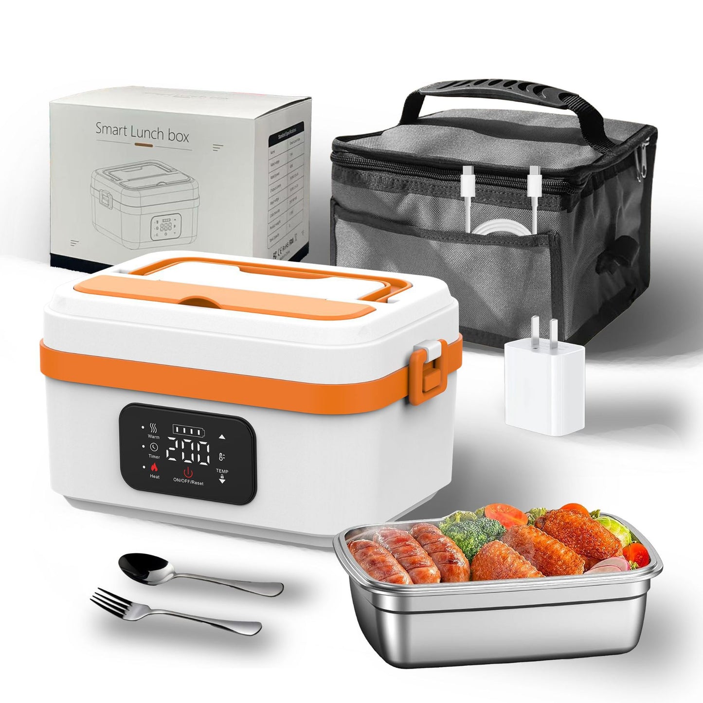 Boîte à déjeuner chauffante USB portable