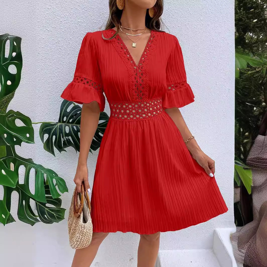 Robe à taille cintrée
