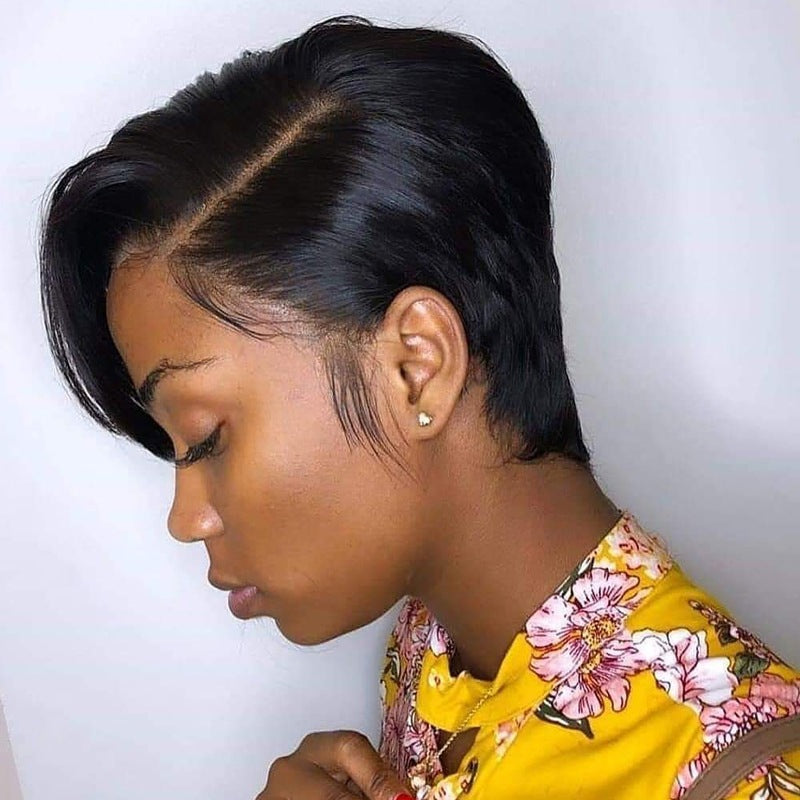 Perruque en cheveux humains