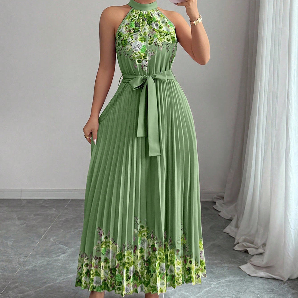 Robe à manches longues en dentelle ajourée