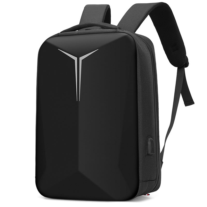 Sac à dos d’ordinateur portable à coque rigide avec bandes réfléchissantes