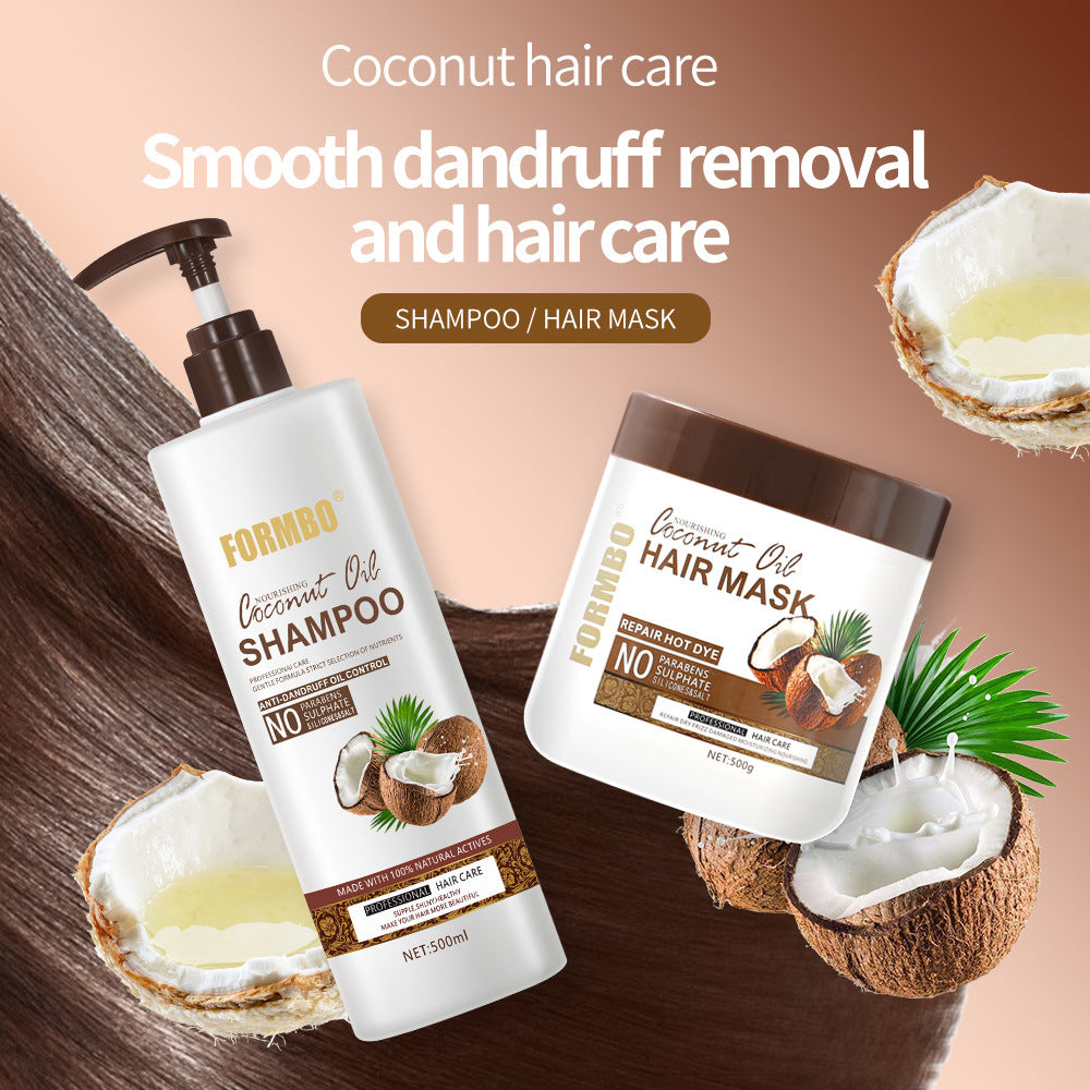 Après-shampoing à l'huile de coco Shampooing lissant