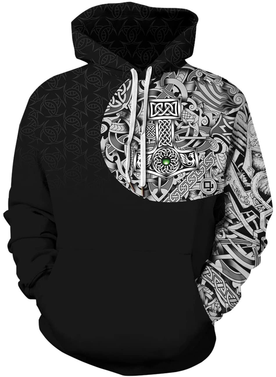Sweat à capuche imprimé 3D