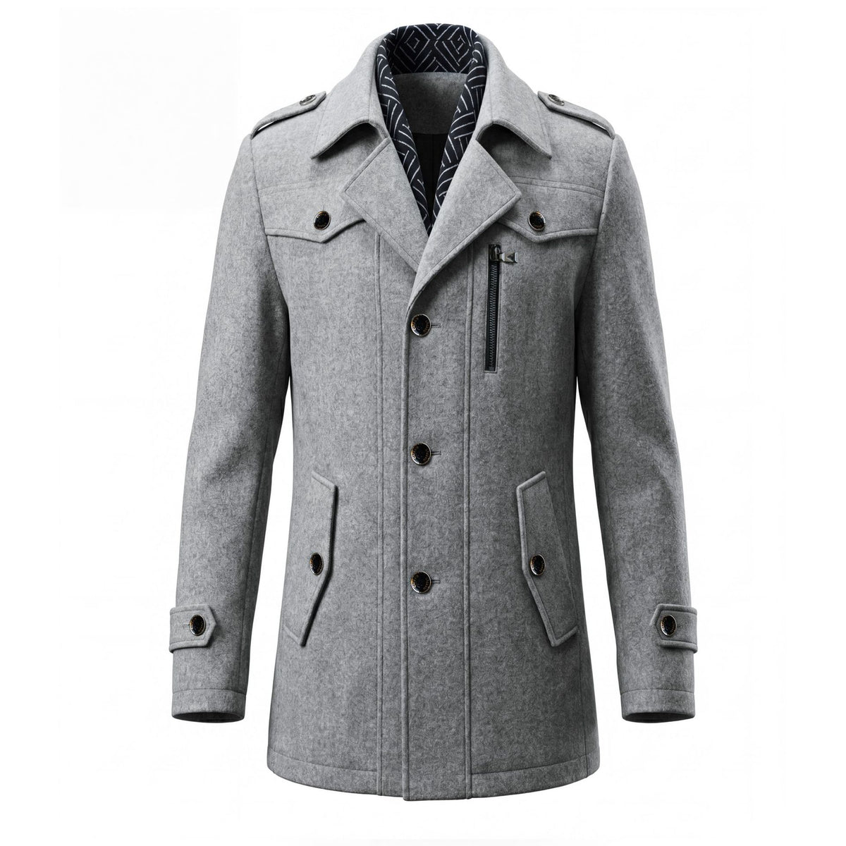 Manteau en laine pour homme