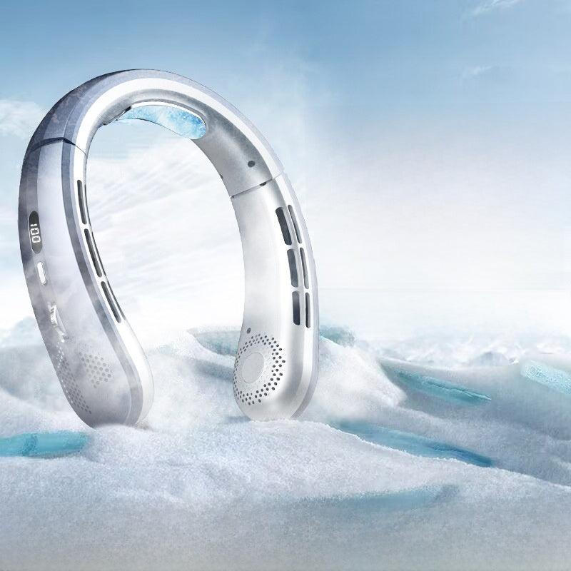 Ventilateur de cou numérique portable USB