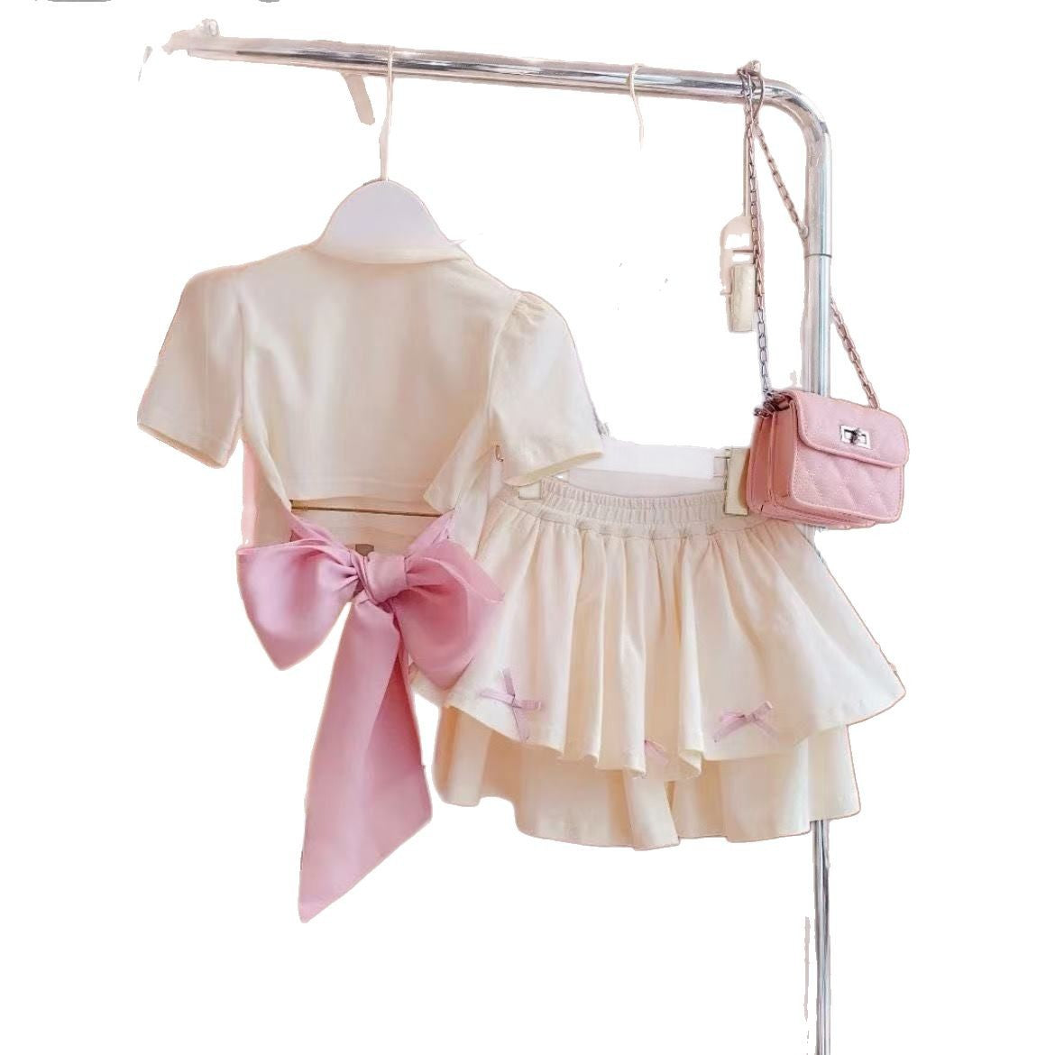 Ensemble deux pièces robe de princesse d'été