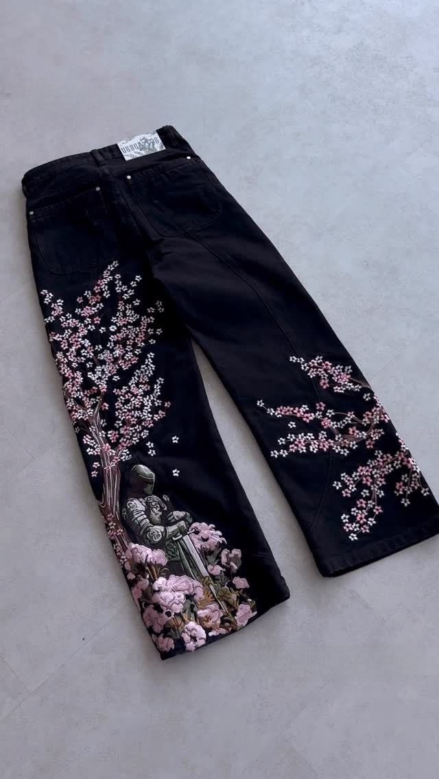 Pantalon droit style mop
