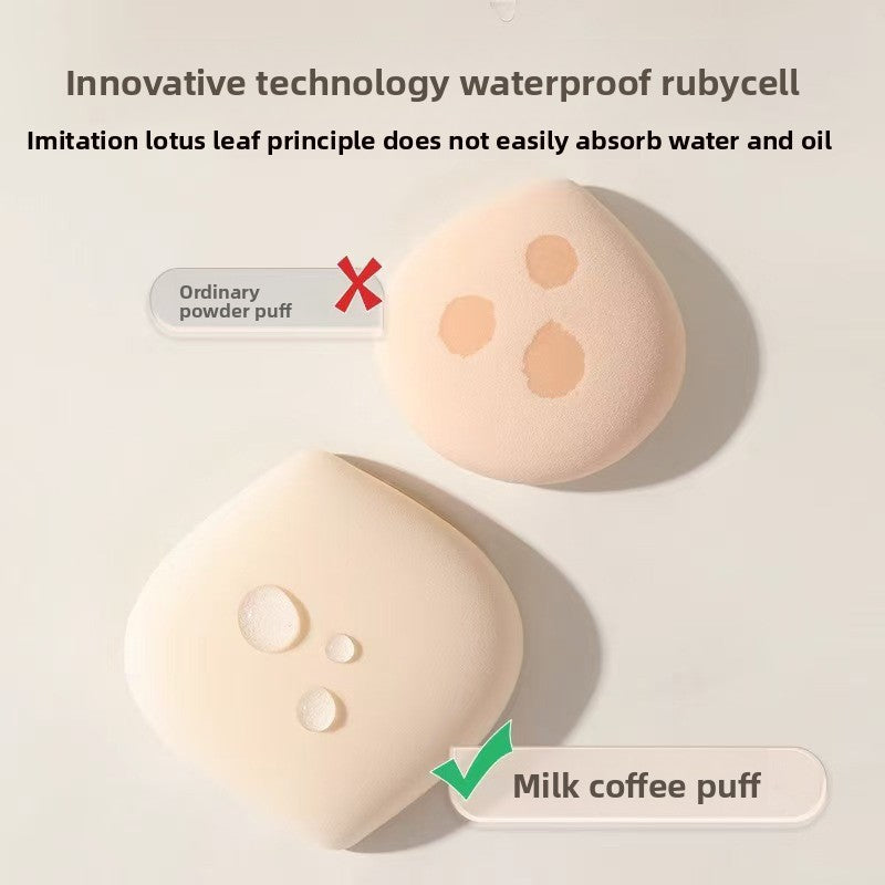 Fond de teint coussin mousse en poudre de café au lait