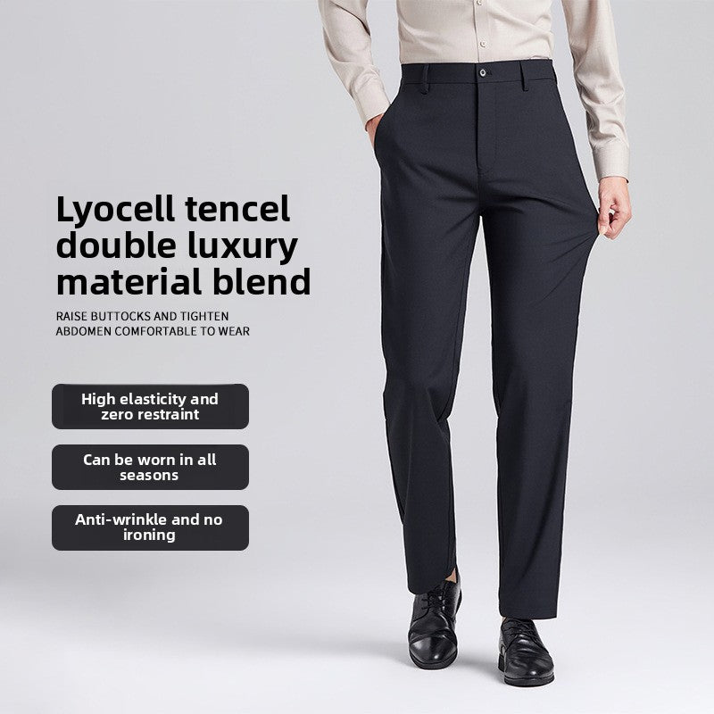 Pantalon droit décontracté pour hommes