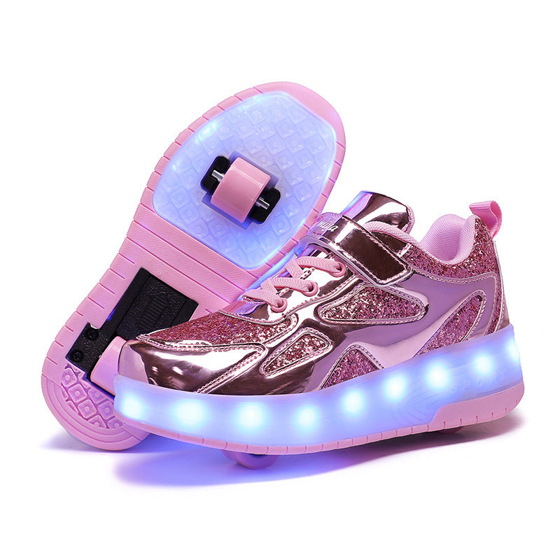 Patins à roulettes illuminés