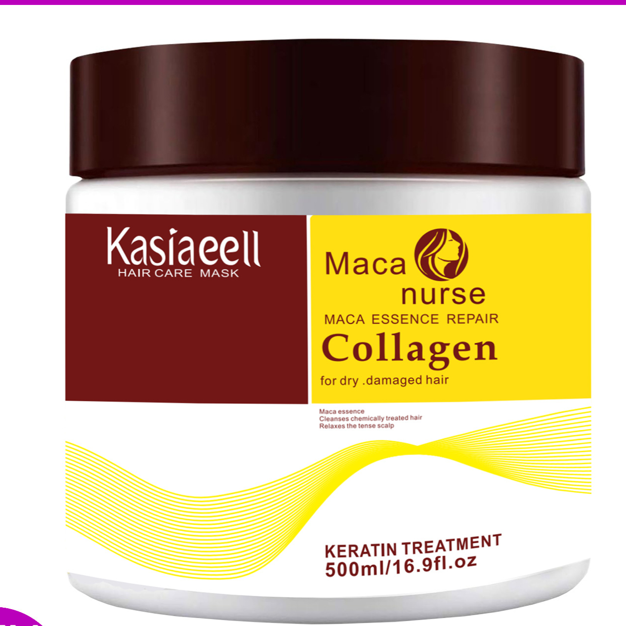 Shampoing masque capillaire au collagène