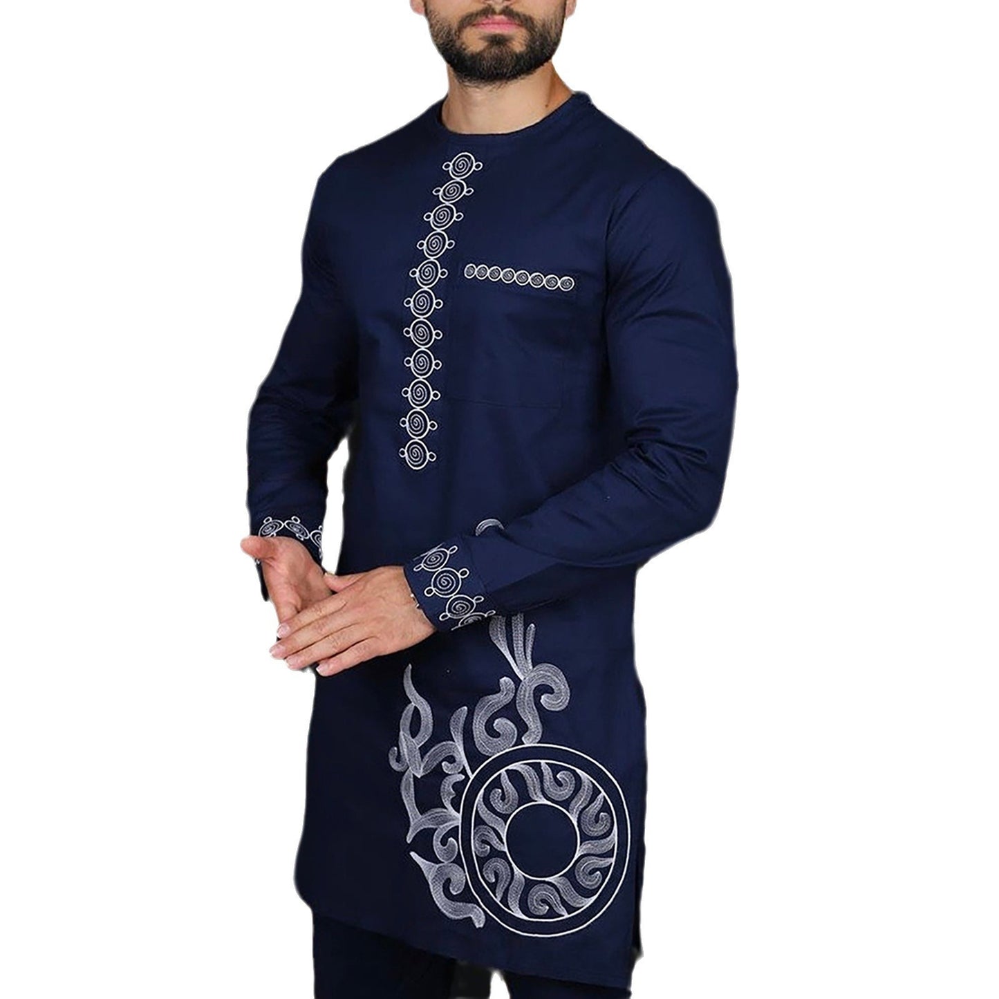 costume pour hommes brodé