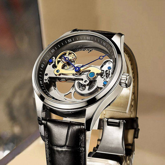 Montre mécanique squelette entièrement automatique