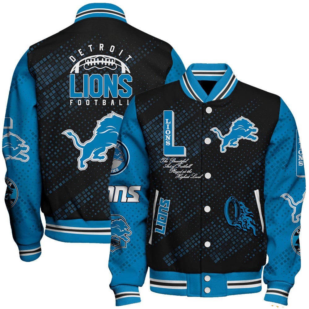 Veste de baseball à col montant