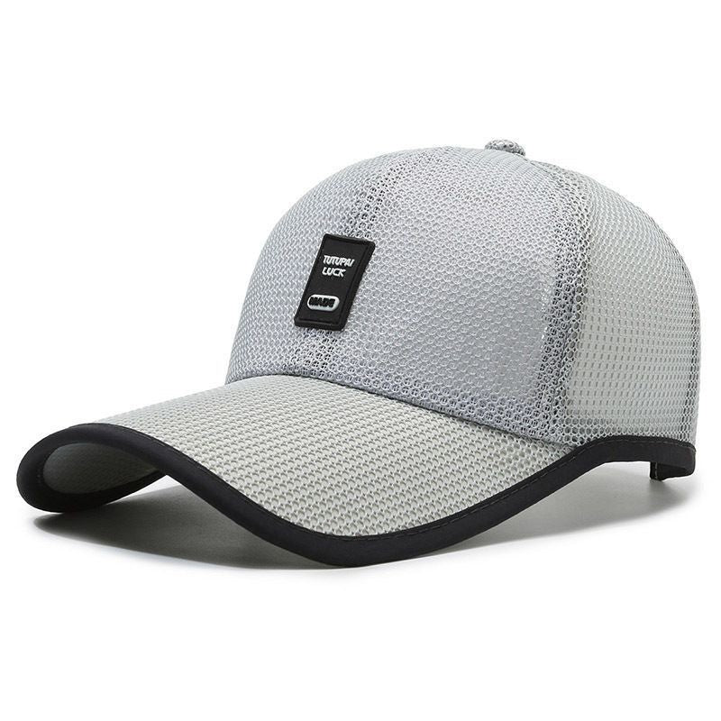 Casquette de baseball à ventilateur solaire avec maille respirante