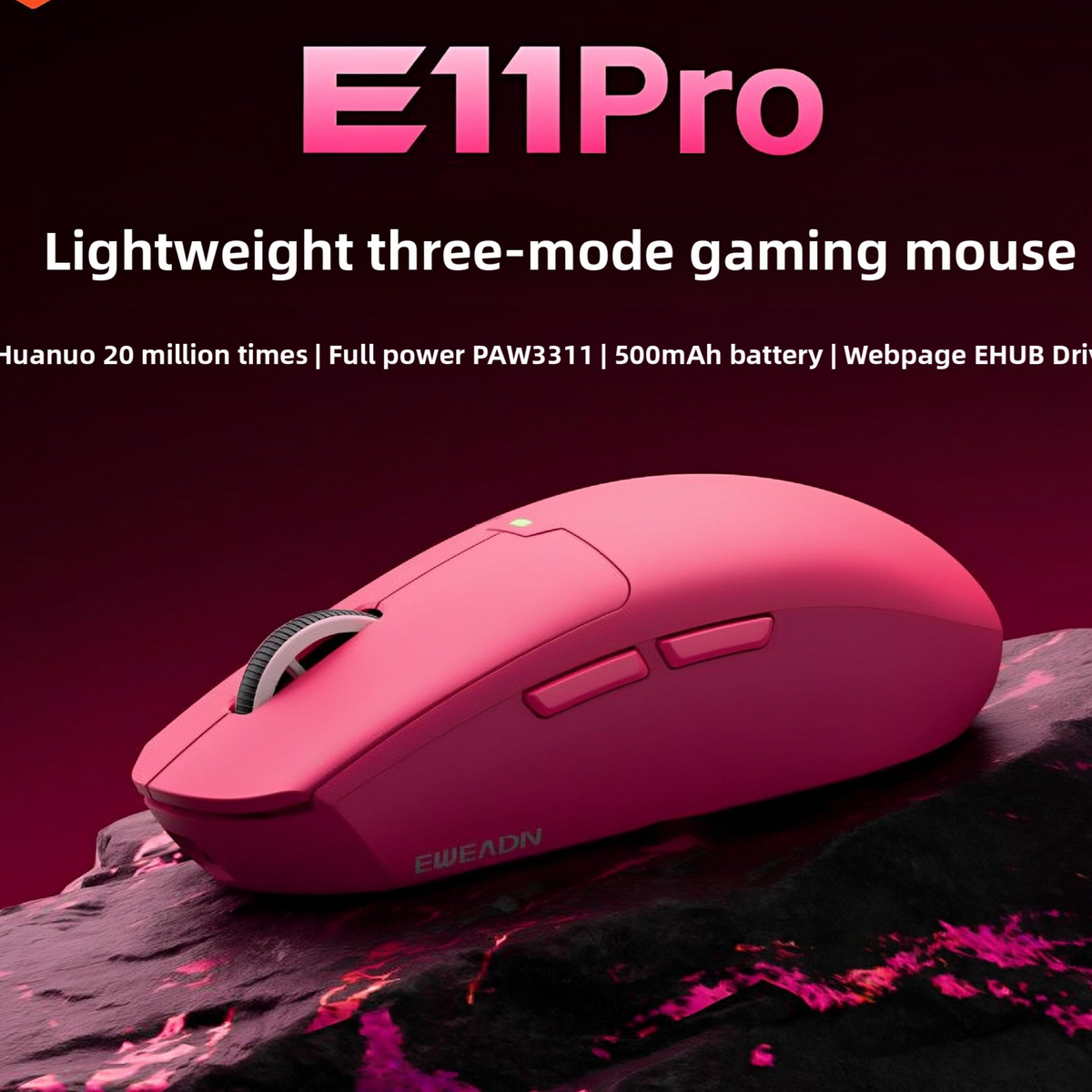 Souris de jeu sans fil Forerunner E11