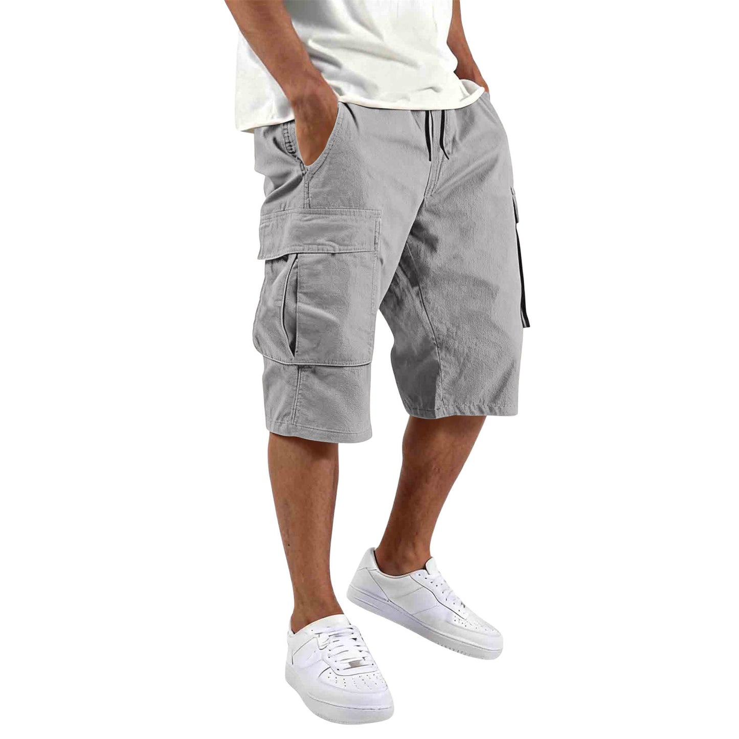 Shorts Cargo pour Hommes Sport Décontracté Multi Poches