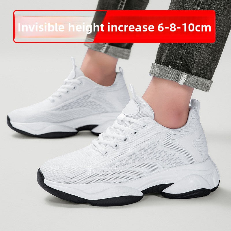 Chaussures décontractées respirantes pour hommes avec augmentation de taille