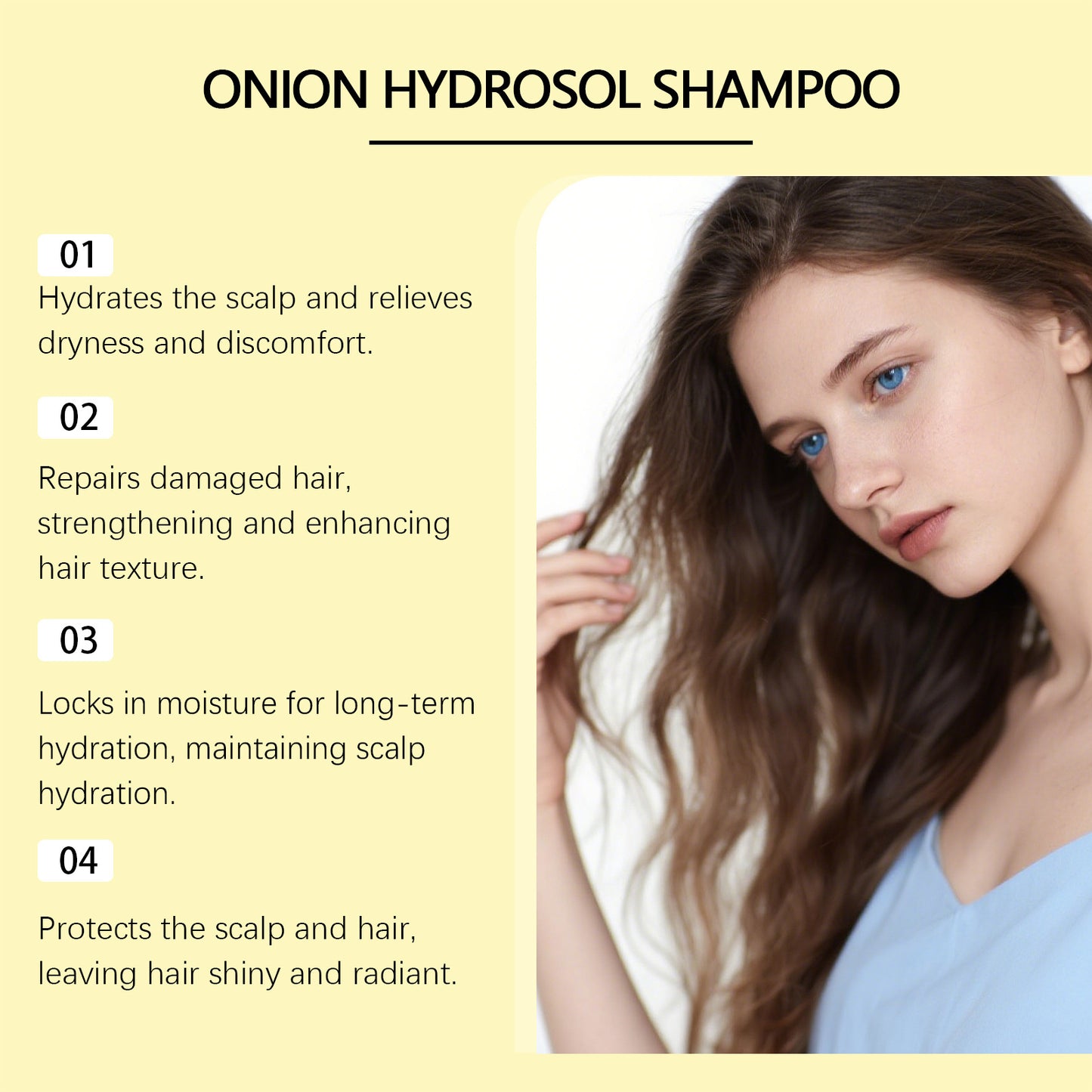 shampoing à l'oignon